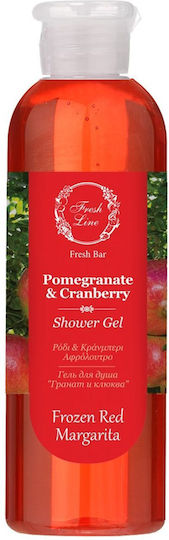 Fresh Line Pomegranate & Cranberry Αφρόλουτρο σε Gel με Γλυκερίνη Ενυδατικό 200ml