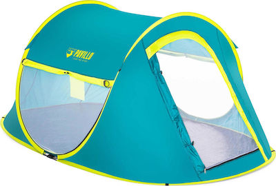 Bestway Pavillo Coolmount 2 Automatic Camping Tent Pop Up Blue 3 Seasons for 2 People 235x145x100cm