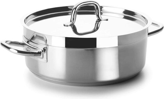 Lacor Chef-luxe Inoxidabilă Aparat de gătit sub presiune Cu Capacitatea 6.7lt cu Diametru 28cm și Înălțime 11cm. fără capac