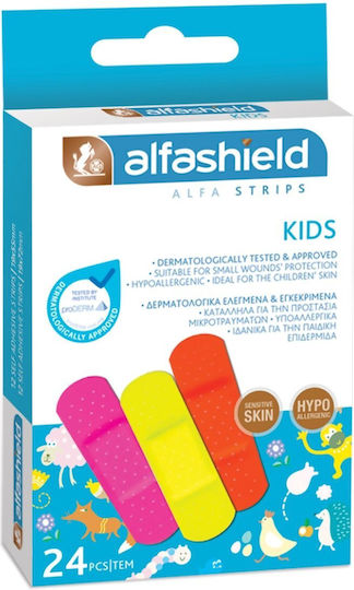 Karabinis Medical Alfashield Strips Kids 24pcs