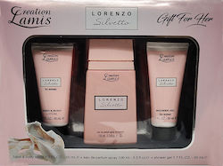 Creation Lamis Lorenzo Silvetto Set De Parfumuri Pentru Femei Cu Eau De Parfum Și Gel De Duș