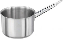 KAPP Exclusive Stainless Sauce Pan Capacity 3.1lt with Diameter 18cm and Height 12cm.