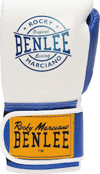 Benlee 199340 Leather Boxing Competition Gloves White