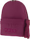 Polo School Backpack Junior High-High School With Water Bottle Holder Purple 20 Litre 30 x 21 x 42cm