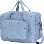 My Bag's Diaper Handbag Leaf Petrol Blue 39x15x29cm