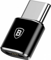 Baseus Konverter USB-C männlich zu Micro-USB weiblich Schwarz (CAMOTG-01)
