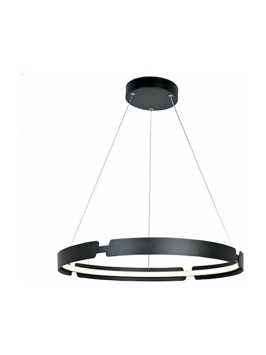 Aca Pendant Lamp with Built-in LED Black