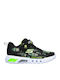 Flex-Glow Kids Sports Shoes Running with Hoop & Loop Closure Multicolour