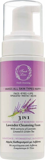 Fresh Line Lavender Αφρός Καθαρισμού Προσώπου 150ml