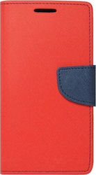 iSelf Fancy Synthetic Leather Wallet Red (Galaxy S20 Ultra)