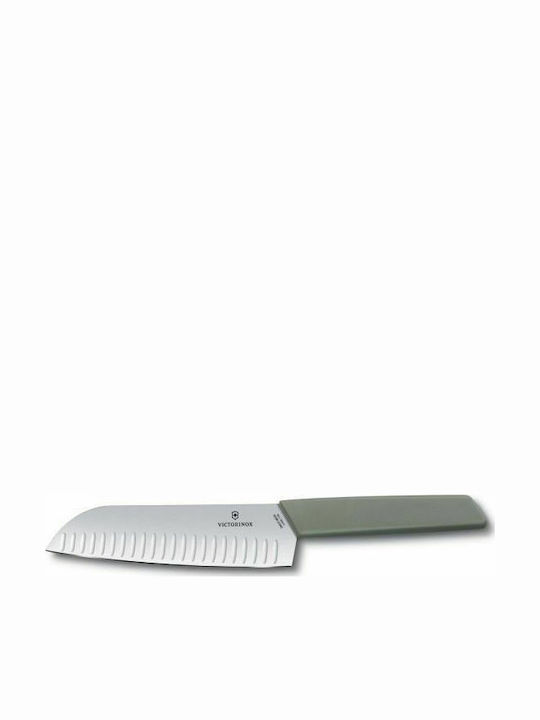 Victorinox Swiss Modern Μαχαίρι Santoku από Ανοξείδωτο Ατσάλι 17cm 6.9056.17K6B