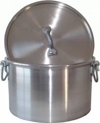 Stock Pot Capacity 113lt with Diameter 63cm and Height 39cm.