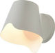 Aca Monet Modern Leuchte Wand mit Fassung E27 Weiß 16.5x20x17cm