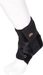 Medical Brace Elastic Ankle Brace with Straps in Black color MB.6906