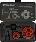 Harden Hole Saw Set with Diameter από 19mm έως 64mm for Wood, Metal and Plastic