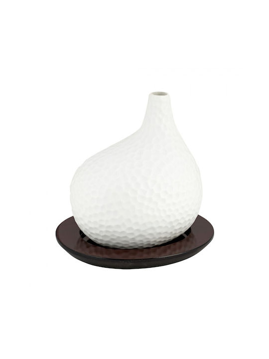 WM Collection Διακοσμητικό Βάζο Porzellan Weiß 14x14x20cm 1Stück