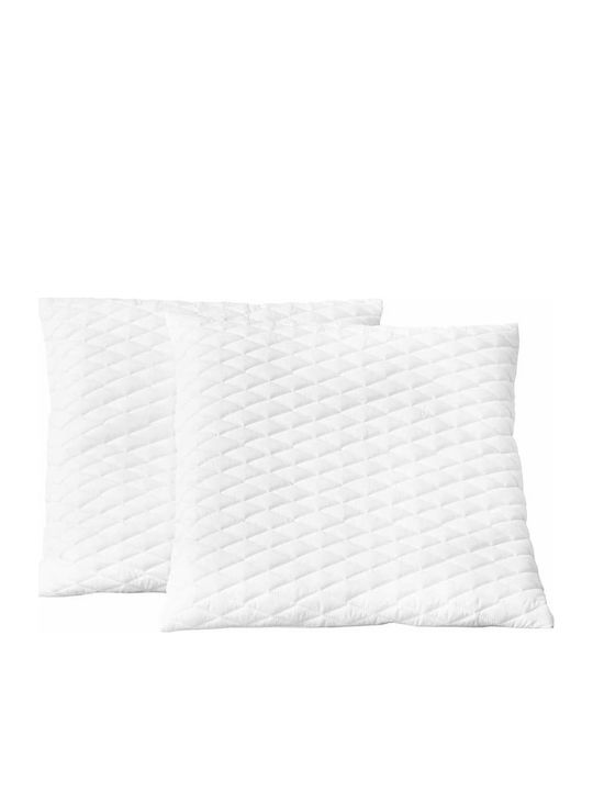 vidaXL Μαξιλάρι Ύπνου Memory Foam 80x80x14cm 2τμχ