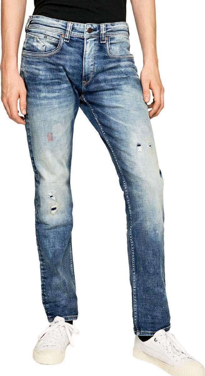 Pepe Jeans Zinc Men's Jeans Pants with Regular Fit Blue PM205207
