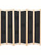 vidaXL Διακοσμητικό Παραβάν Ξύλινο με 4 Φύλλα 240x170cm