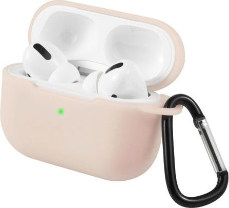 FoneFX Hülle Silikon mit Haken in Rose Gold Farbe für Apple AirPods Pro