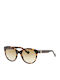Liu Jo Women's Sunglasses with Brown Tartaruga Plastic Frame and Brown Lens