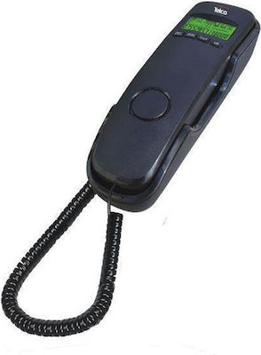 Telco TM13-001CID Ενσύρματο Τηλέφωνο Γόνδολα Μαύρο