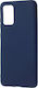Back Cover Σιλικόνης Navy Μπλε (Galaxy S20+)