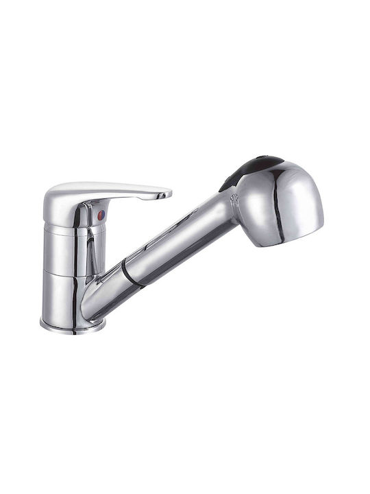 Bormann BTW3100 Kitchen Faucet Counter with Shower Silver
