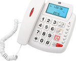 IQ DT-891CID New Kabelgebundenes Telefon Büro Weiß DT-891CID