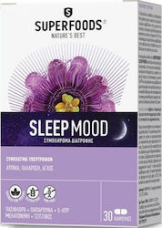 Superfoods Sleep Mood Συμπλήρωμα για τον Ύπνο 30 κάψουλες
