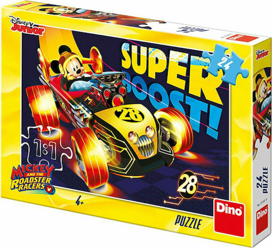 Kids Puzzle Mickey and The Roadster Racers Super Boost for 4+ Years 24pcs Dino
