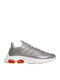 Adidas Quadcube Herren Sneakers Light Granite / Signal Coral