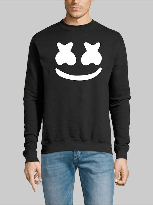 Marshmello dj SWEATSHIRT - NEGRU