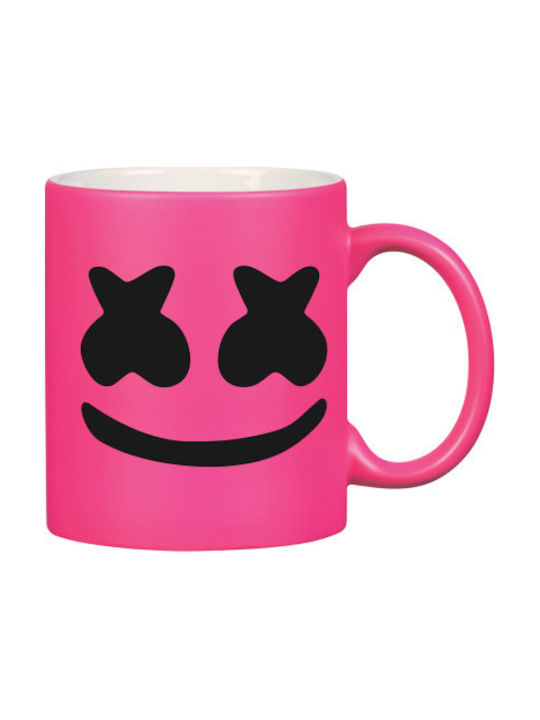 Marshmello dj mug - Fuchs Neon