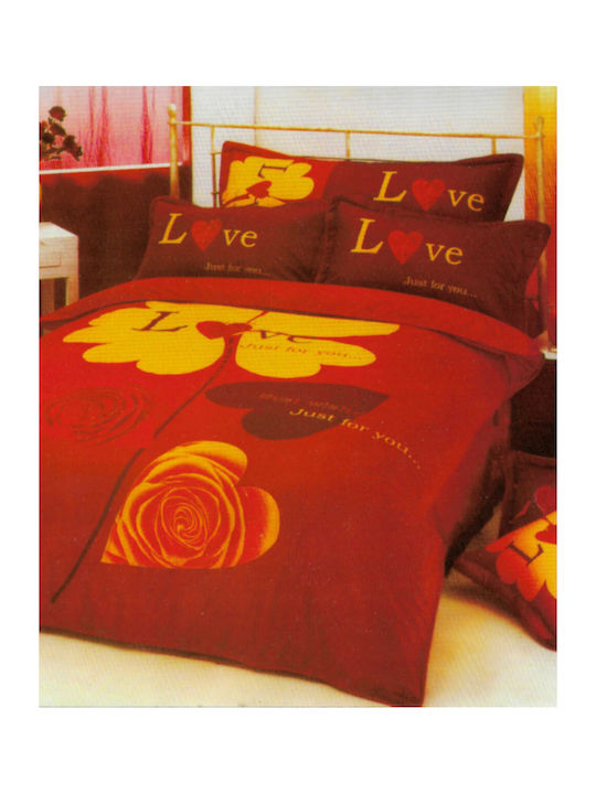 Silk Fashion Duvet Cover Set Cotton Double with...