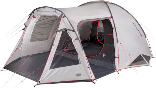 High Peak Amora 5.0 Camping Tent Igloo Gray with Double Cloth 4 Seasons for 5 People 500x280x180cm