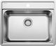 Blanco Lemis 6 IF Ένθετος Νεροχύτης Inox Brushed Μ61.5xΠ50cm Ασημί