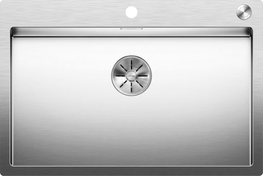 Blanco Claron 700-IF/A (PushControl) 521634 Flächenbündig montiert Spüle Inox Satiniert B76xT51cm Silber
