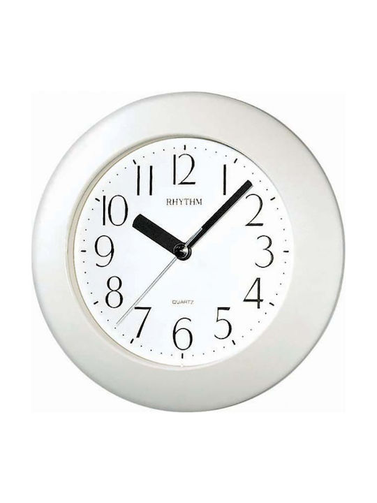 Rhythm Wall Clock Plastic Ø17.8cm