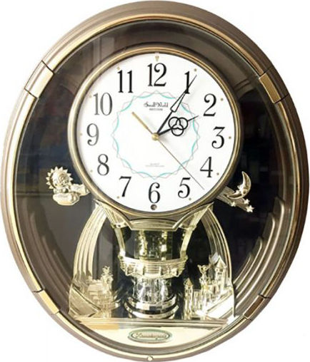 Rhythm Antique Wall Clock Metallic Gold 34.1x45cm