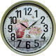 SP Souliotis Wall Clock Metallic Multicolour Ø30cm