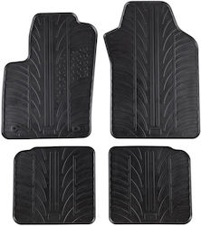Gledring Set Front and Back 4pcs for Lancia Ypsilon 2011 Black