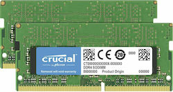 Crucial 64GB DDR4 RAM με 2 Modules (2x32GB) και Ταχύτητα 3200 για Laptop