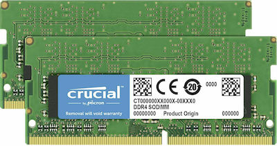 Crucial 64GB DDR4 RAM mit 2 Modulen (2x32GB) und Geschwindigkeit 3200 für Laptop