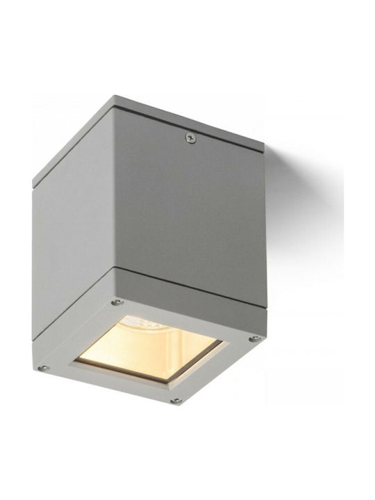 Rendl Light Studio Quadra M Outdoor Ceiling Spot E27 in Gray Color R10386