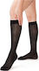 Sanyleg Socks Calf High Graduated Compression 15-21 mmHg Black