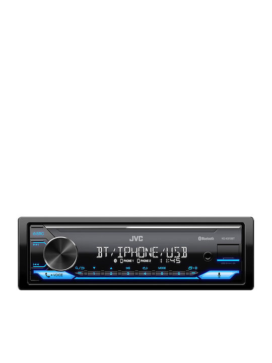 JVC Car Audio System 1DIN (Bluetooth/USB) with Detachable Panel