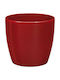 Plastona Roto Brillante Pot Red 16x16x14.5cm 10.02.0062