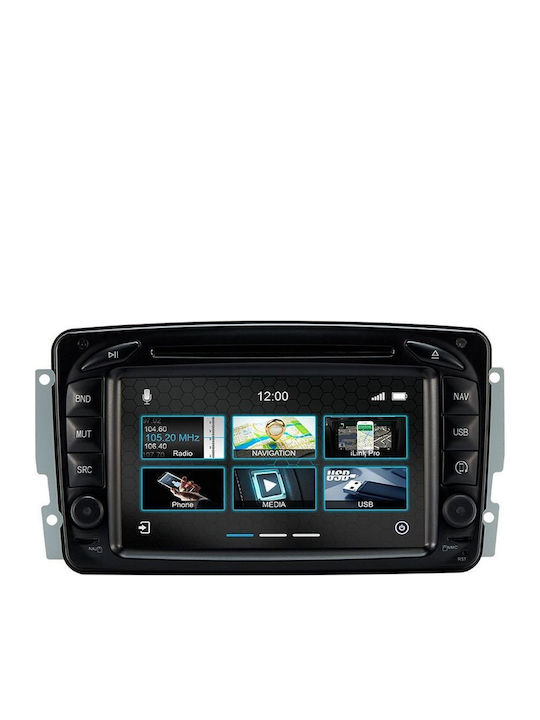 Dynavin Sistem Audio Auto pentru Mercedes-Benz Clasa CLK / Viano / Vito / Clasa C / Sprinter / Clasa G 1999-2004 (Bluetooth/USB/WiFi/GPS/Partitură) cu Ecran Tactil 7" U-N7-MC2000-PRO