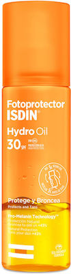 Isdin Fotoprotector Hydro Sonnenschutzmittel Öl SPF30 in Spray 200ml